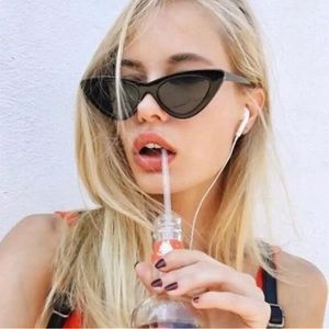 Black Cat Eye Sunglasses